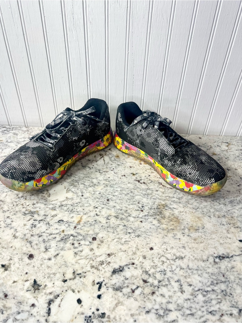 NOBULL Monochrome Superblossom Unisex Trainers - Picture 3 of 10